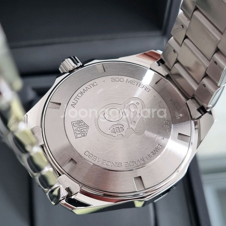 태그호이어 아쿠아레이서 구형 오토 검판 43mm(오버홀 완료)--7