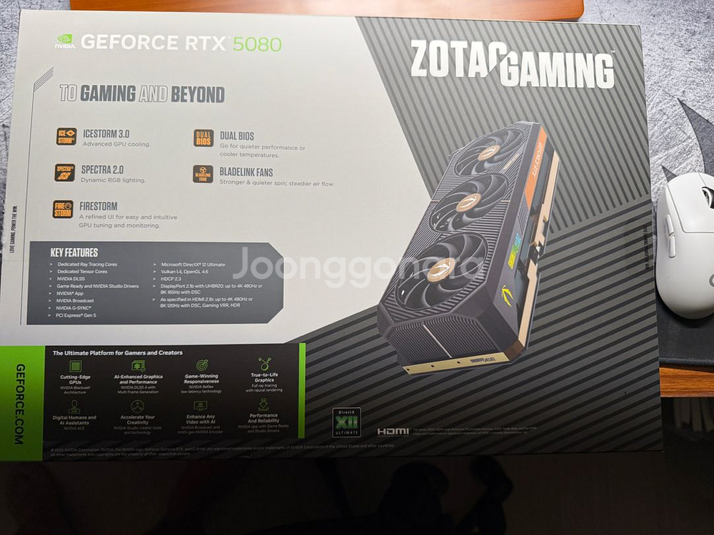 zotac RTX 5080 그래픽카드--1