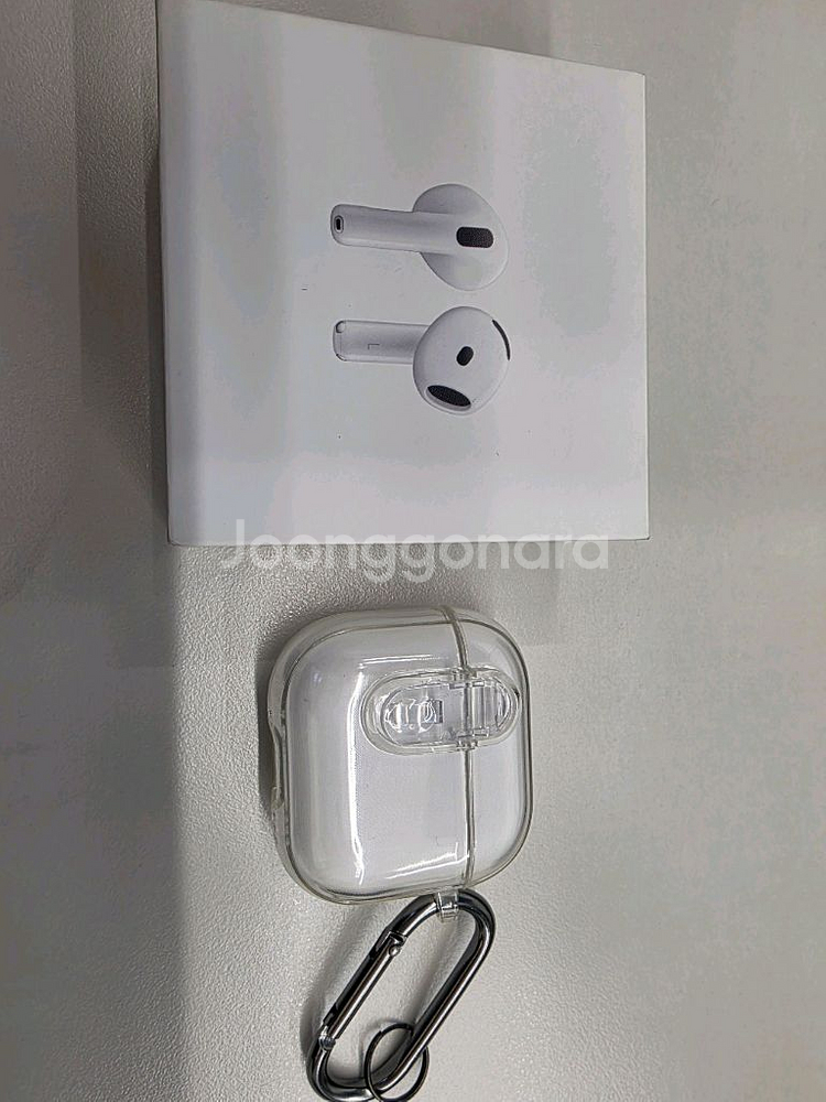 애플 에어팟 4세대 유선충전,노캔X--1