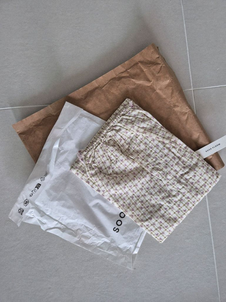 수어플룸 체커로즈 프린트 이네스 7y--7