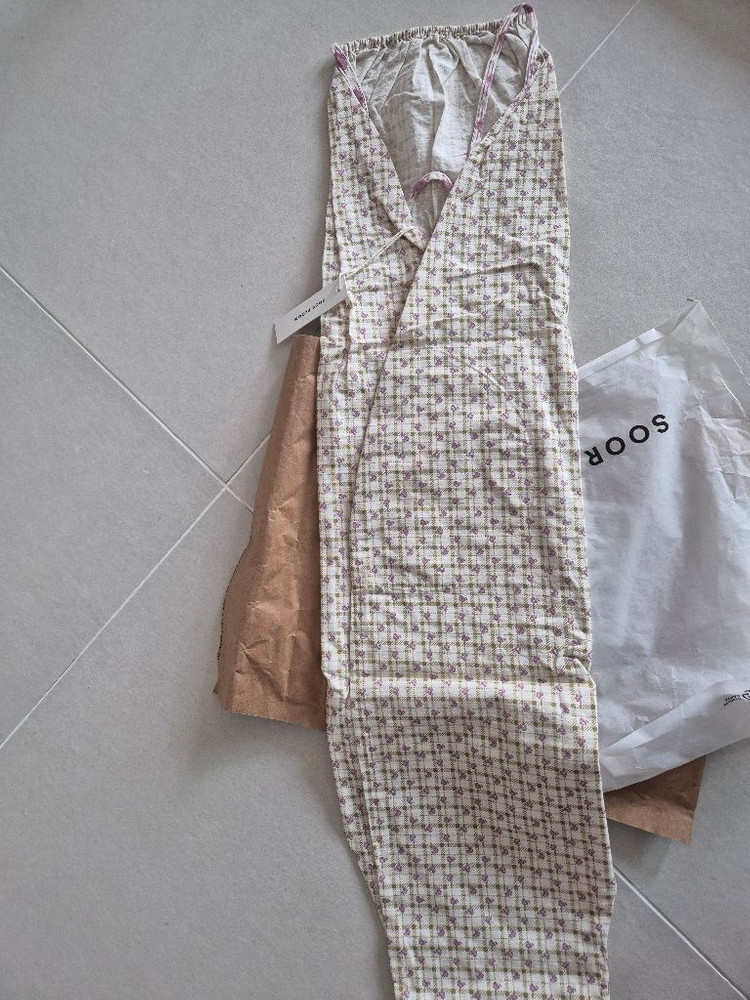 수어플룸 체커로즈 프린트 이네스 7y--5