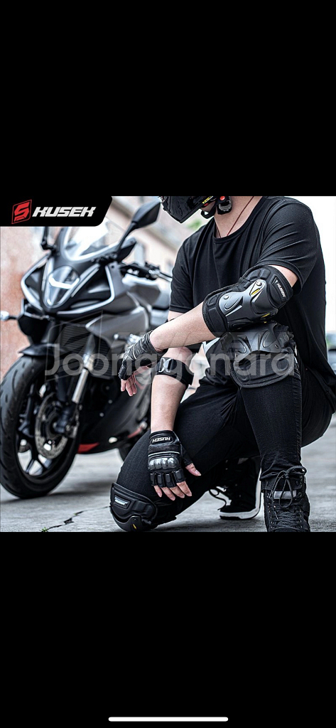 오토바이 보호대 무릎, 팔꿈치 세트--3