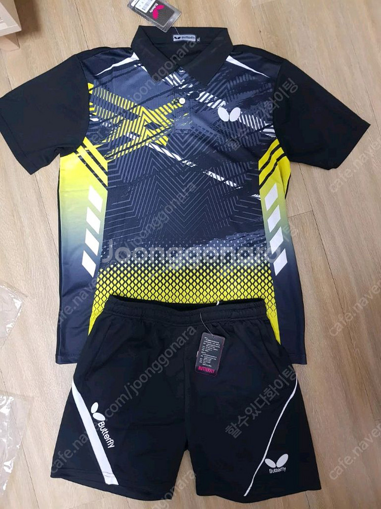 버터플라이 운동복 탁구복 탁구유니폼 상하의 한벌세트 판매--4