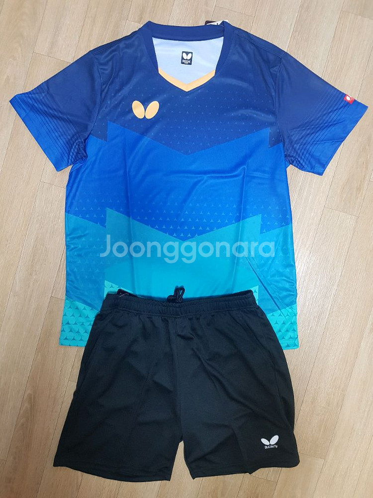 버터플라이 운동복 탁구복 탁구유니폼 상하의 한벌세트 판매--6