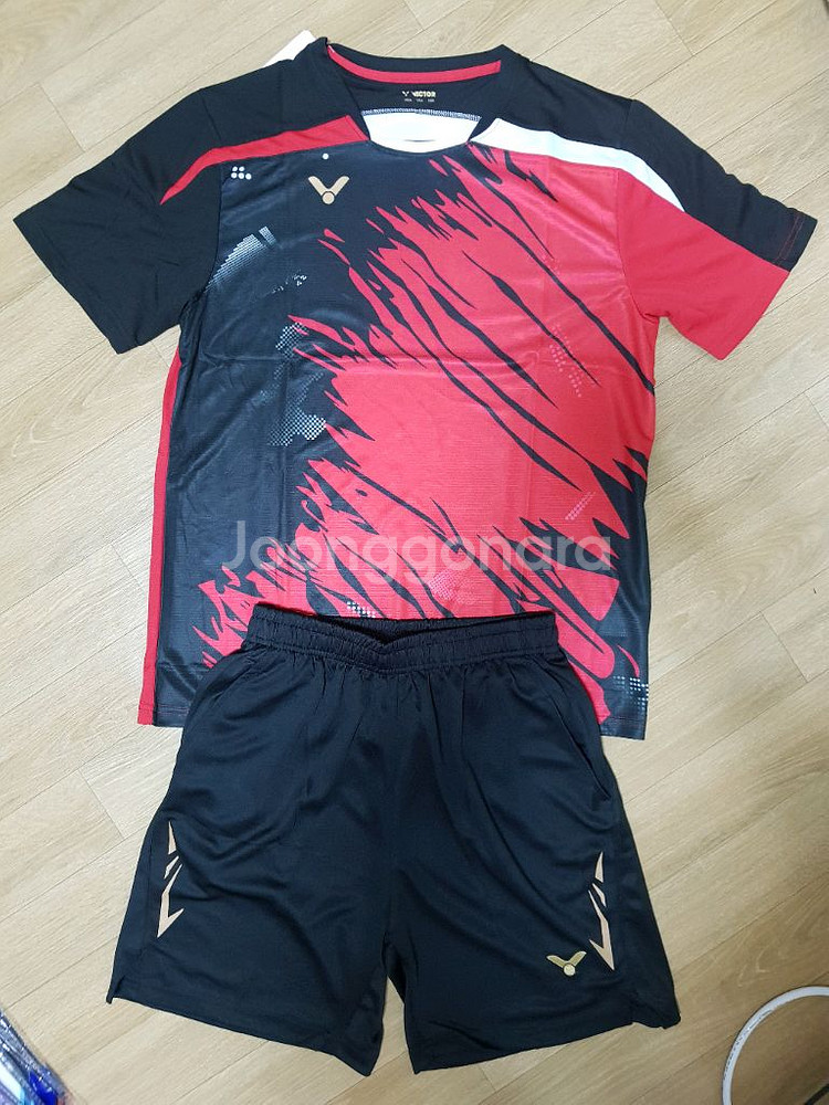 빅터(Victor) 운동복 배드민턴복 탁구복 탁구 유니폼 상하의세트 새상품 판매--0