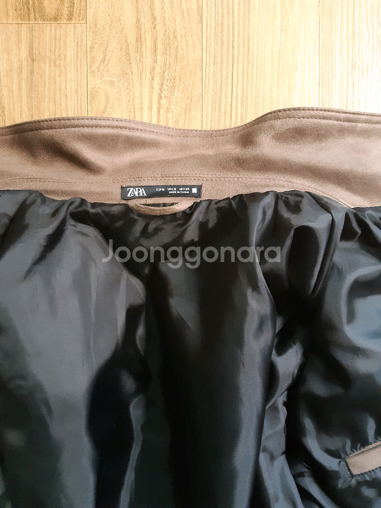 자라 스웨이드 코치자켓 셔츠자켓 매장정품--2