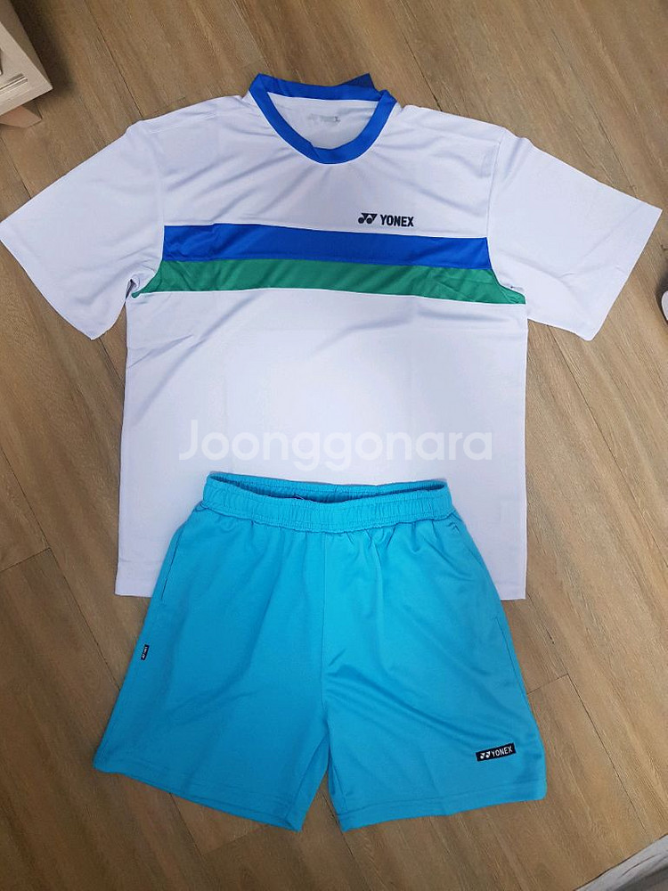 요넥스(프리미엄) 운동복 배드민턴복 배드민턴 유니폼 상하의세트(반팔+5부반바지) 새상품 판매--2