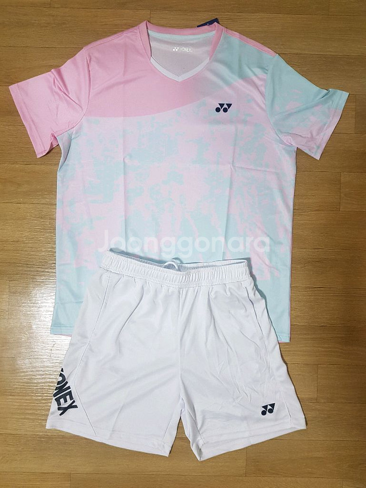요넥스(프리미엄) 운동복 배드민턴복 배드민턴 유니폼 상하의세트(반팔+5부반바지) 새상품 판매--7