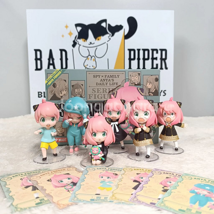 POPMART 팝마트 6종 스파이 패밀리 아냐 피규어--0