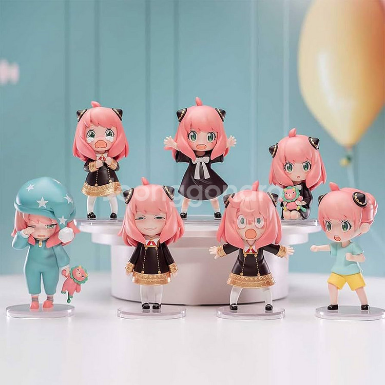 POPMART 팝마트 6종 스파이 패밀리 아냐 피규어--1