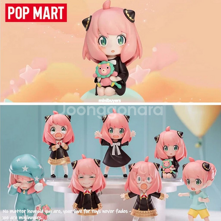 POPMART 팝마트 6종 스파이 패밀리 아냐 피규어--2