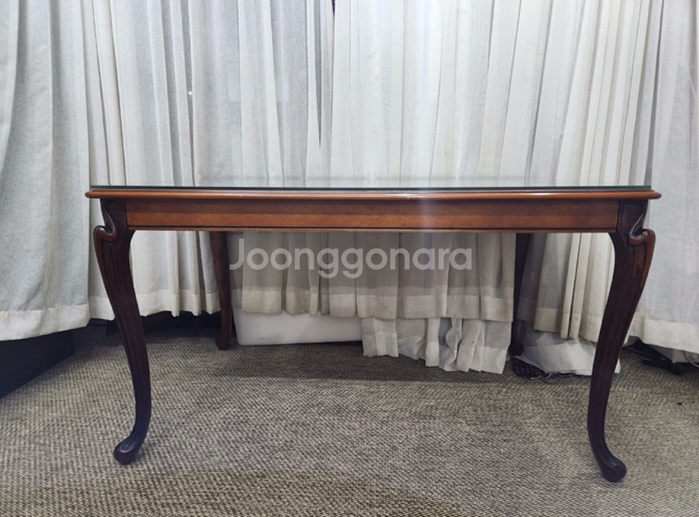 영국 클래식엔틱 Queen Anna 조지언가구 4 인식탁 테이블--2