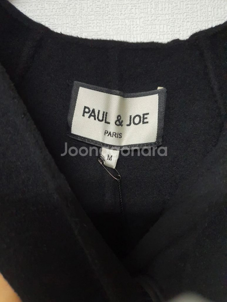 폴앤조 후드 케이프 코트--5