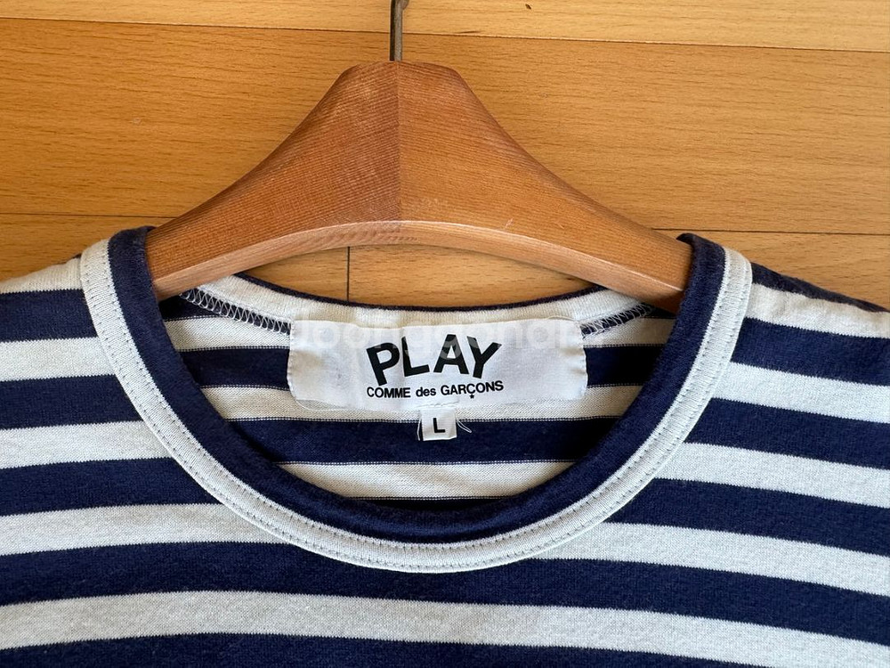 꼼데가르송 COMME 스트라이프티 티셔츠 정품 새상품급--5