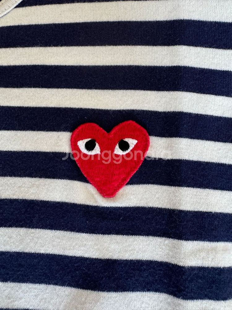 꼼데가르송 COMME 스트라이프티 티셔츠 정품 새상품급--6