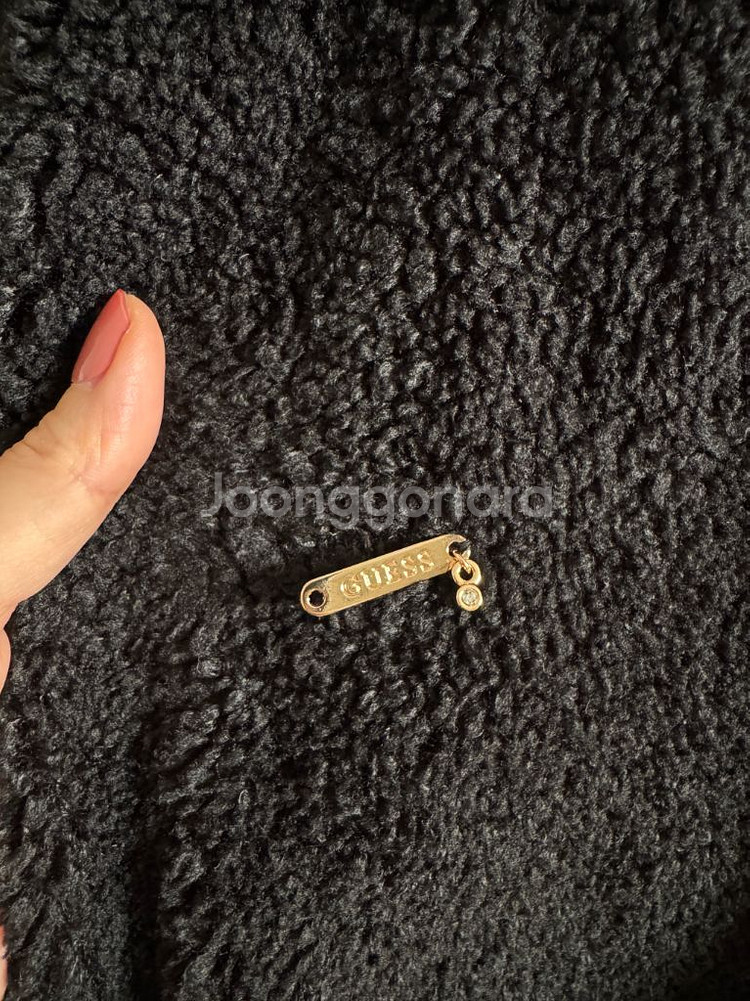 게스 키즈 뽀글이 자켓 155--2