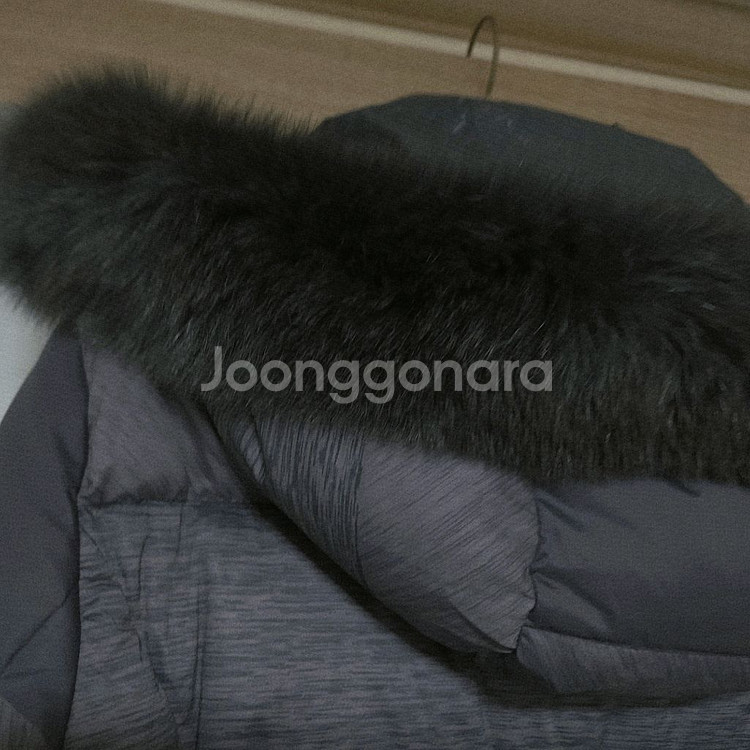 (새상품) 블랙야크 폭스퍼 다운 롱패딩--2