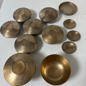 유기 놋그릇세트