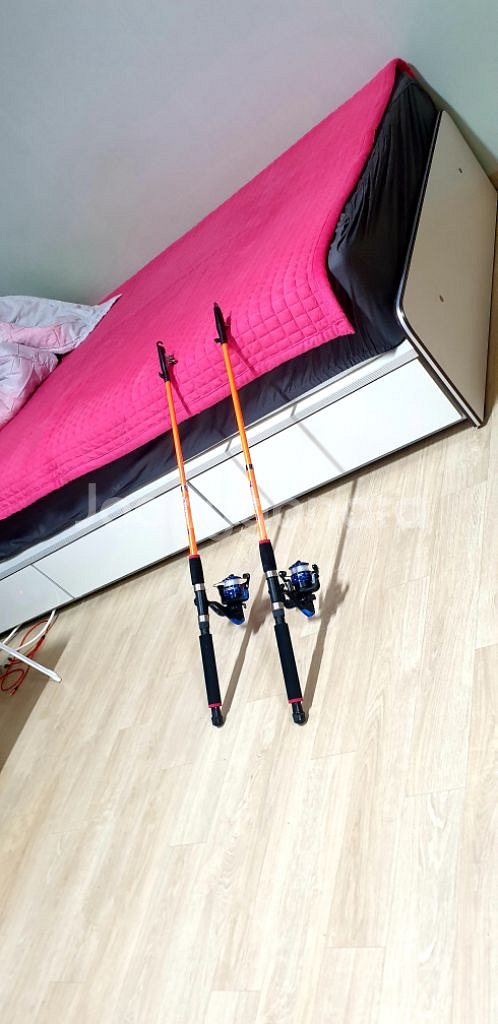 낚시대 2개 바다낚시대 원투낚시대 낚시 민물낚시대--1
