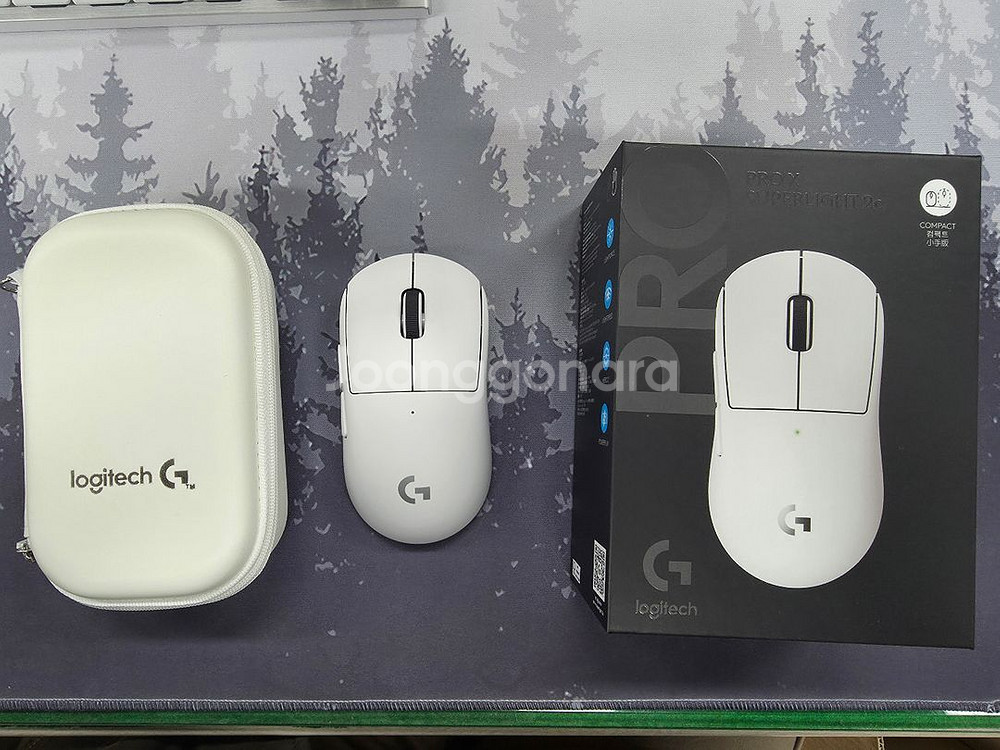 로지텍G PROxSUPERLIGHT 2c 화이트(지슈라2c)--0