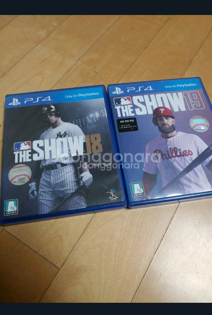 PS4더쇼18,더쇼19 2개일괄택포2--0