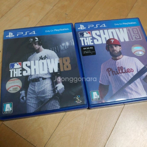 PS4더쇼18,더쇼19 2개일괄택포2