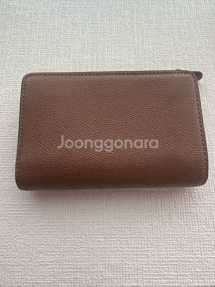 코치 레더 카드지갑--1