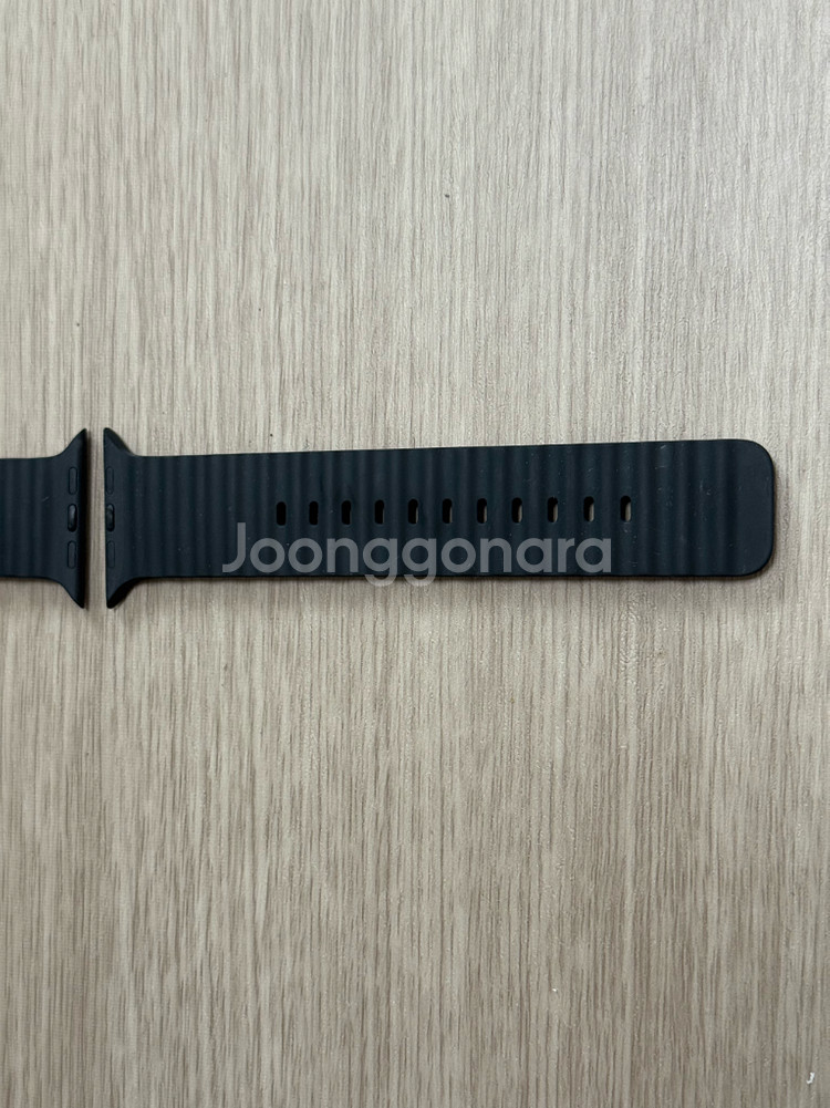 애플워치 울트라 오션밴드 블랙 스트랩--2