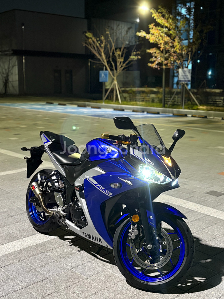 야마하 16년식 r3 아크라구변--0