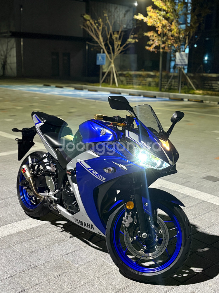야마하 16년식 r3 아크라구변--1