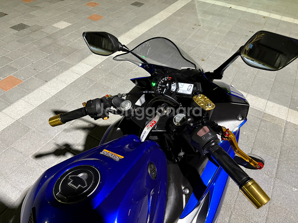 야마하 16년식 r3 아크라구변--8