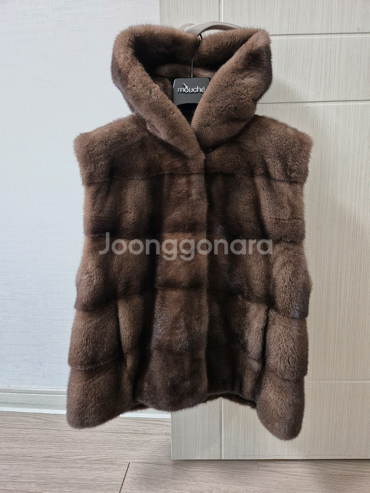 밍크퍼 베스트--4