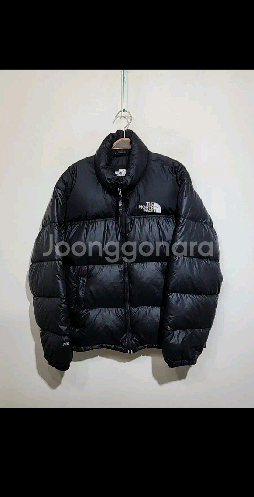 (100) 노스페이스 눕시패딩 점퍼 블랙 거위털 700 구스다운 자켓--0