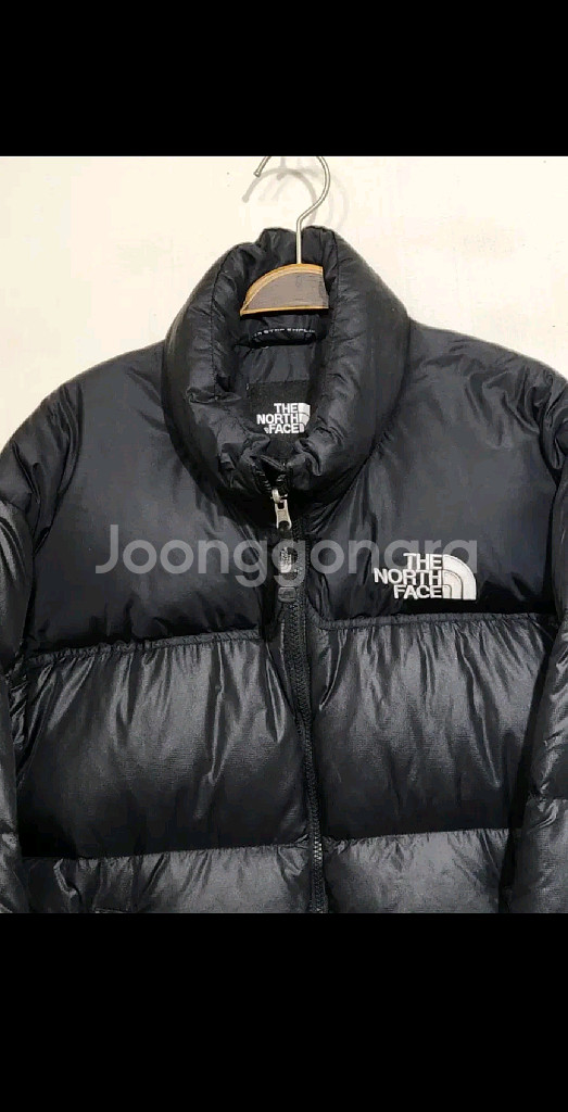 (100) 노스페이스 눕시패딩 점퍼 블랙 거위털 700 구스다운 자켓--1
