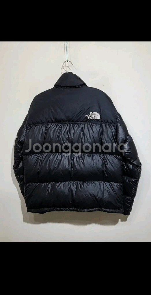 (100) 노스페이스 눕시패딩 점퍼 블랙 거위털 700 구스다운 자켓--6
