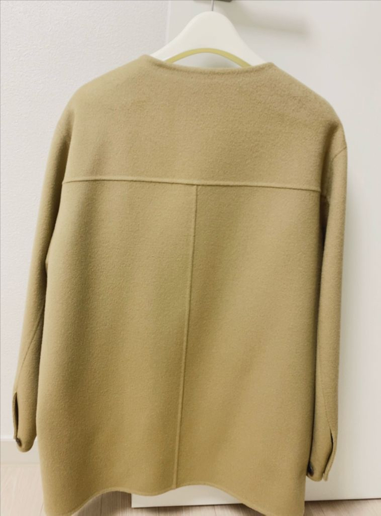 유메르 마틸다 캐시미어 코트 토프카키--3