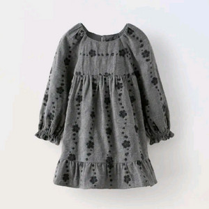 자라베이비 자카드 플라워 원피스 새상품