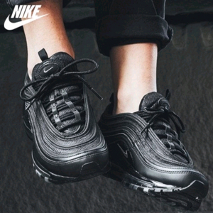 나이키 우먼스 에어맥스97 스니커즈 운동화 블랙 265