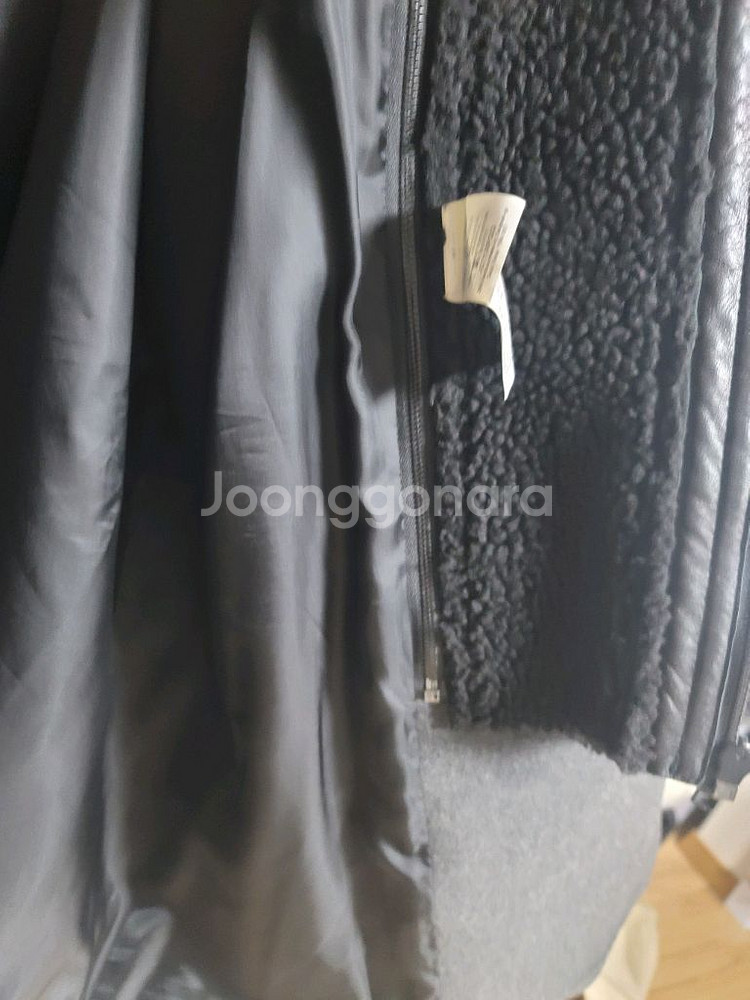 준지 무스탕후드 코트--2