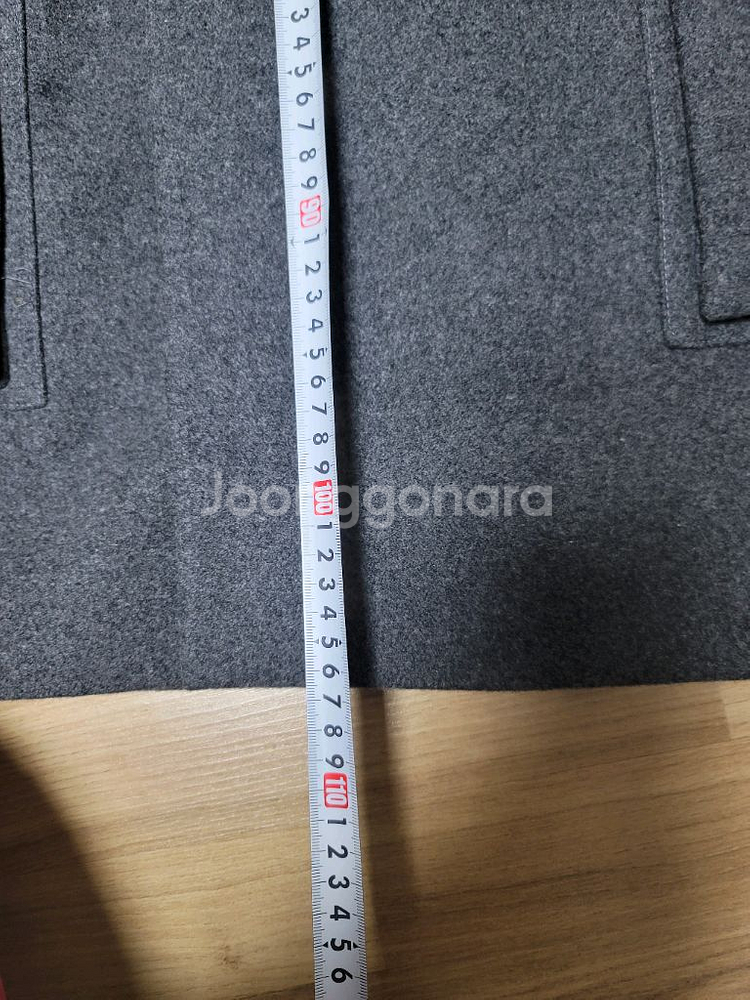 준지 무스탕후드 코트--8