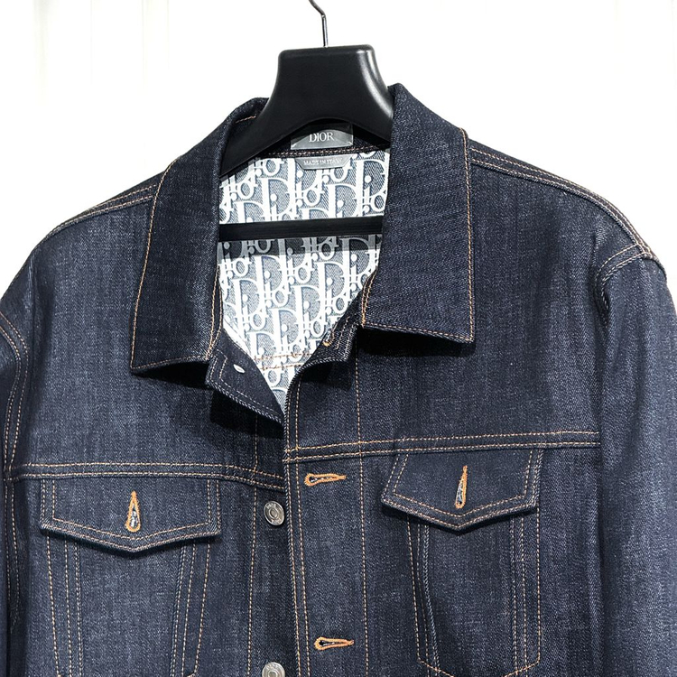 (54)24FW 디올 오블리크 데님 청자켓--3