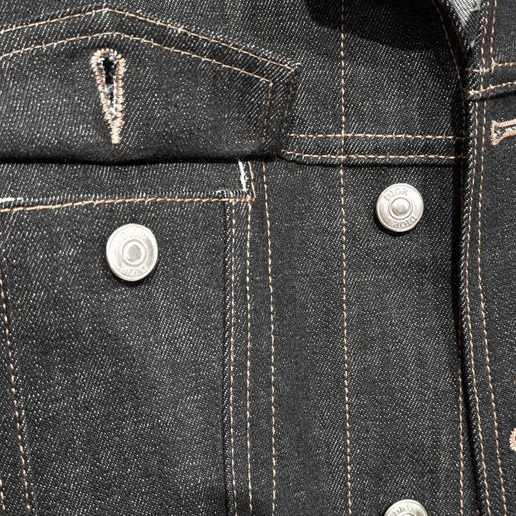 (54)24FW 디올 오블리크 데님 청자켓--8