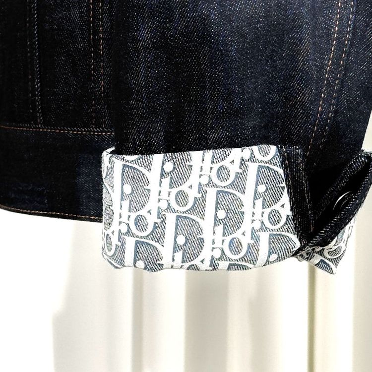 (54)24FW 디올 오블리크 데님 청자켓--6