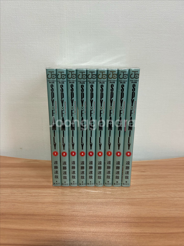 스파이 패밀리 일본어 만화책 1~9권 일괄--0