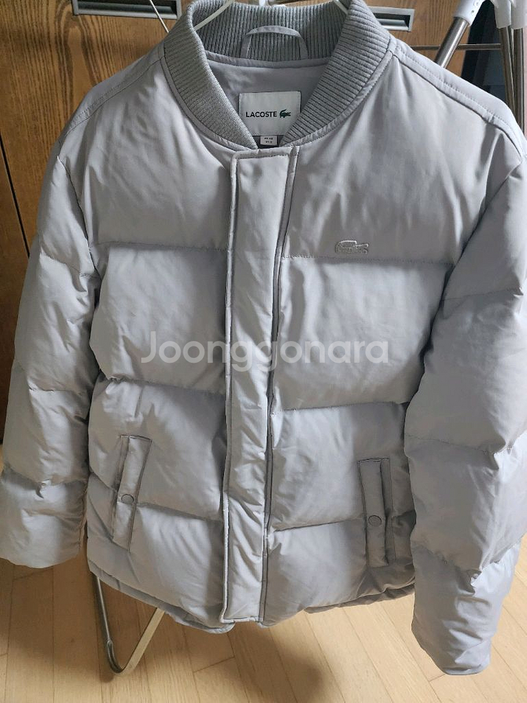라코스테 구스 패딩 블루종 95 택포함--0
