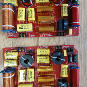 스피커 3way 주파수 분배기 네트워크