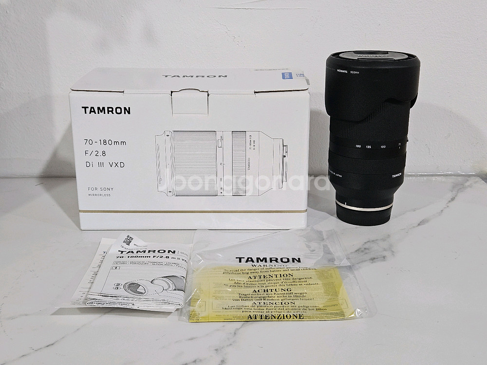 탐론 70-180mm F2.8 Di III VXD 소니FE 팝니다 (70180 g1)--0