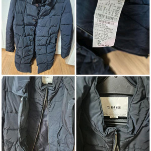 티아이포맨 네이비 덕다운 패딩 코트 95 두껍습니다.