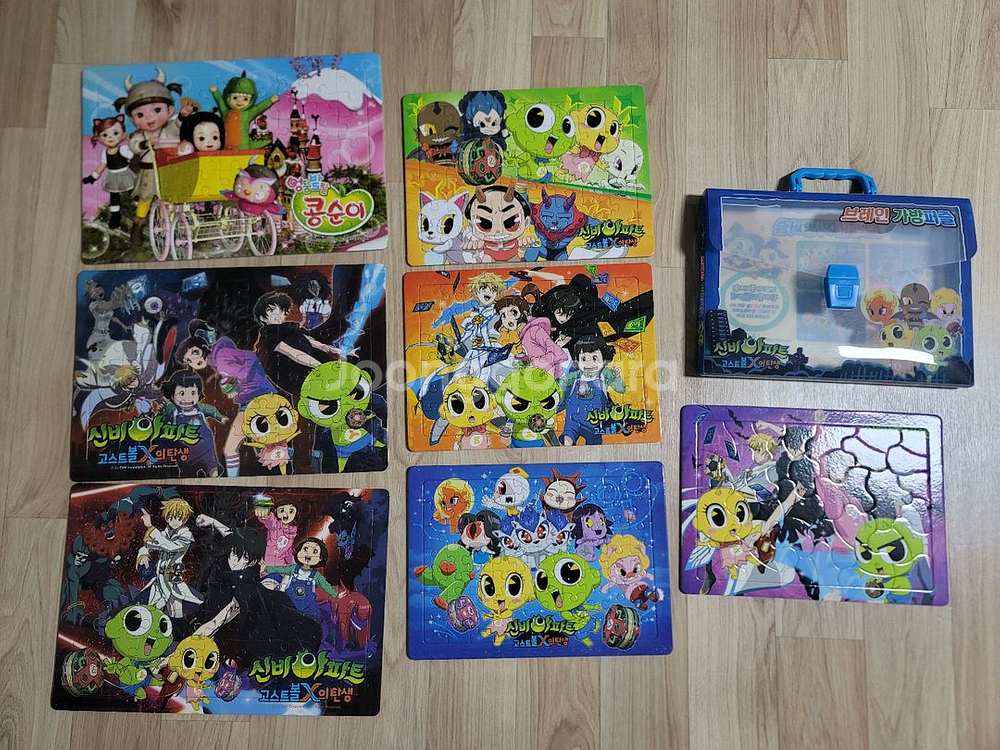 신비아파트 퍼즐. 콩순이 전체일괄 5천원. 거의사용안함. 판퍼즐--0