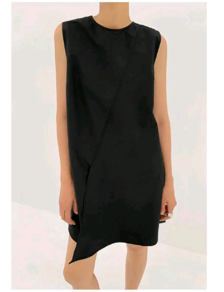 45번가 오린 미니 원피스 - 블랙 이미지